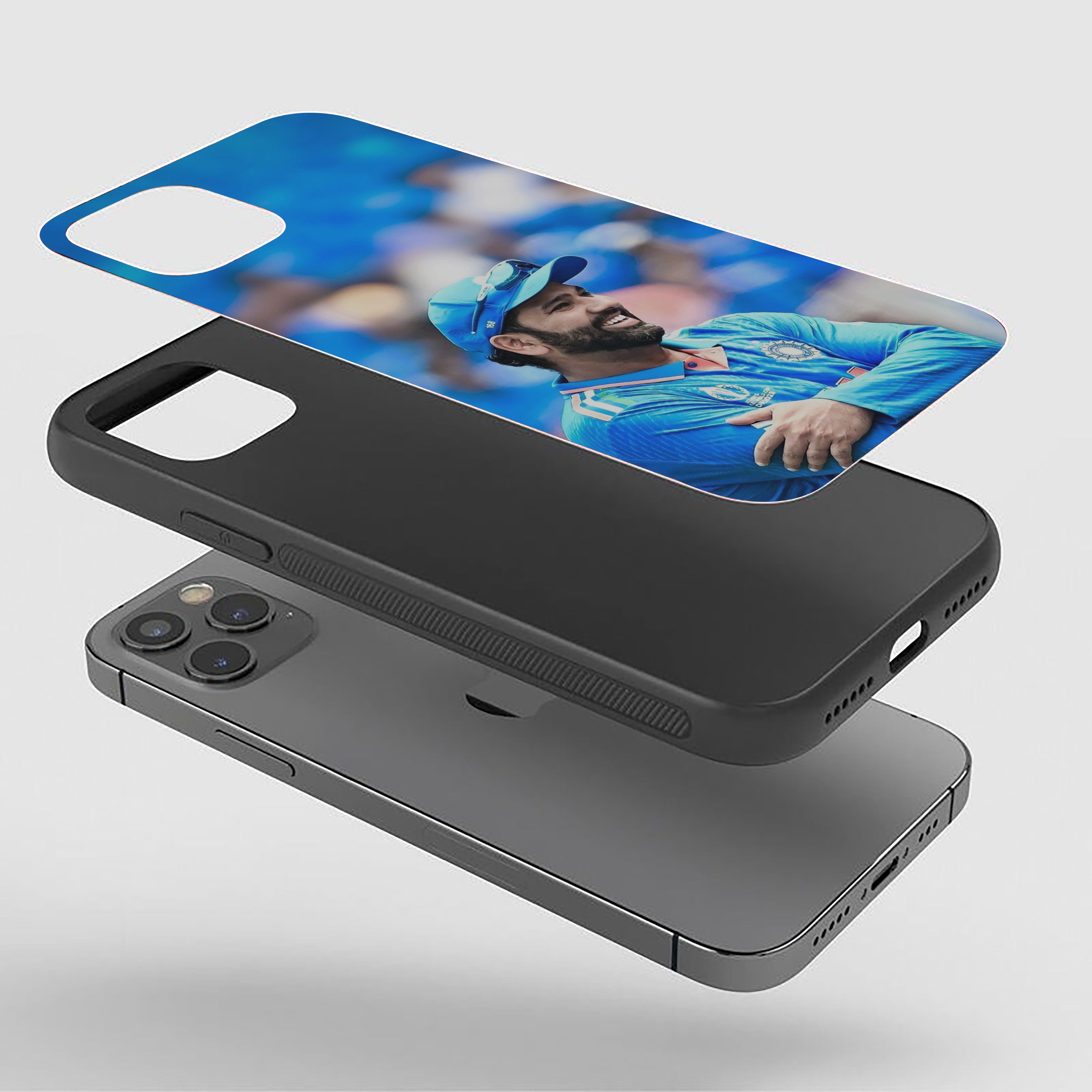 Rohit Sharma Majestic Silicone Armored Phone Case