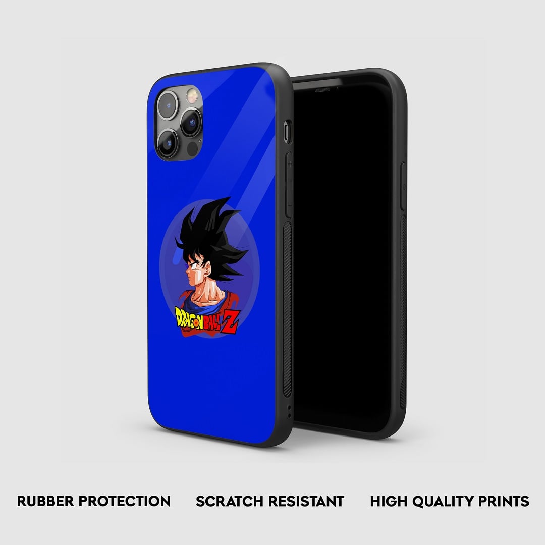 Goku Blue Minimal Silicone Armored Phone Case