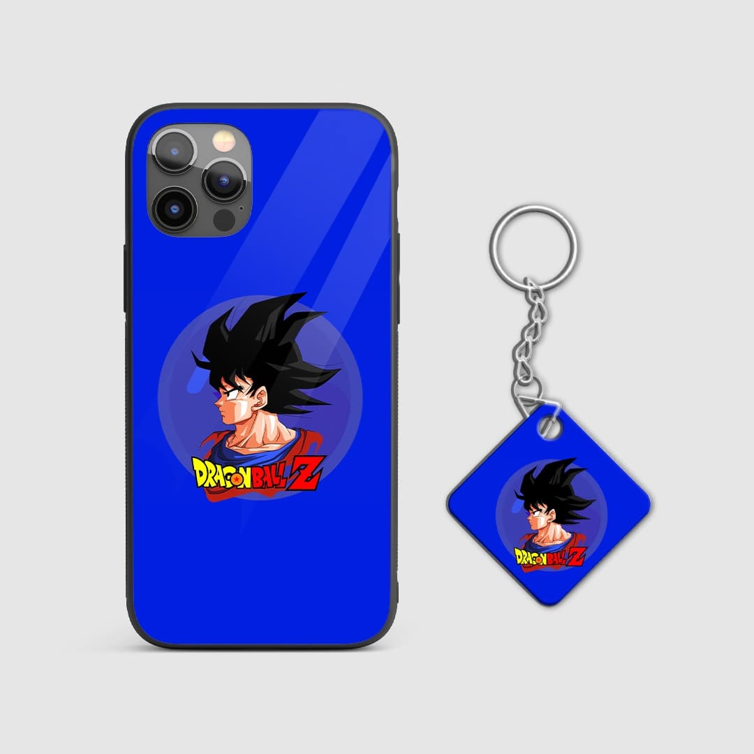 Goku Blue Minimal Silicone Armored Phone Case