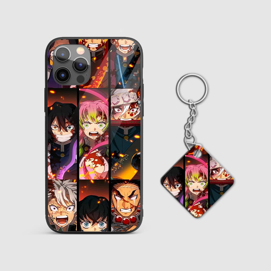 Demon Slayer Collage Silicone Armored Phone Case