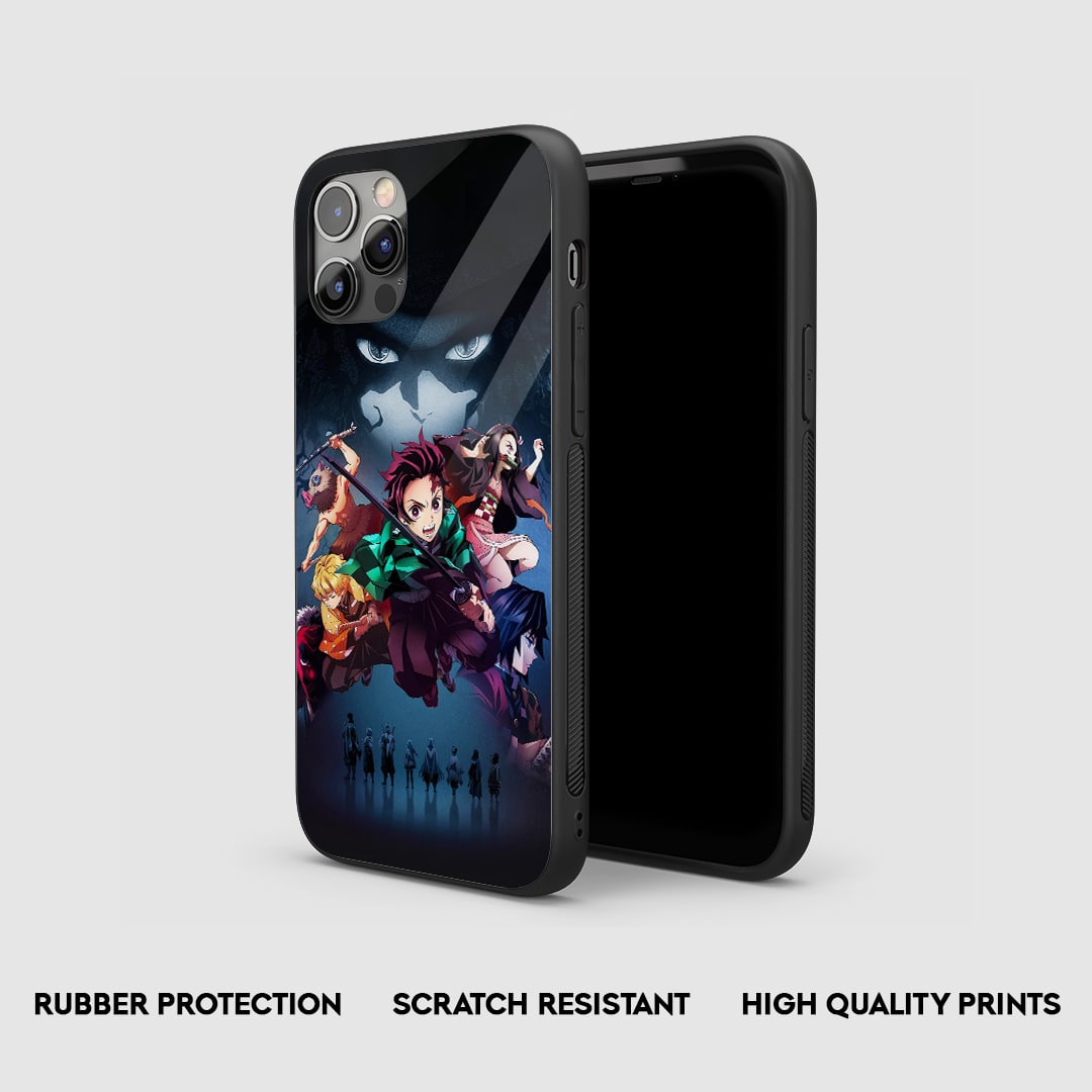 Demon Group Action Silicone Armored Phone Case