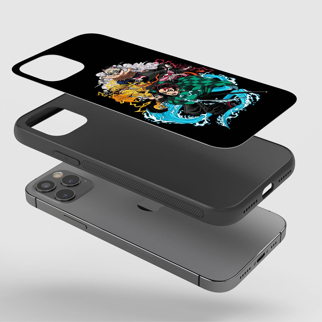 Demon Slayer Kimetsu Silicone Armored Phone Case