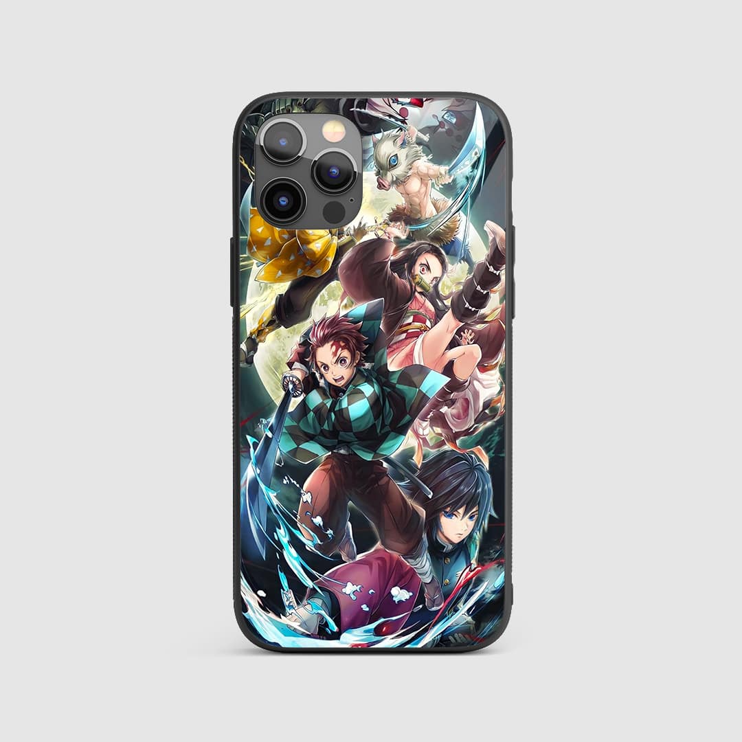 Demon Slayer Squad Silicone Armored Phone Case