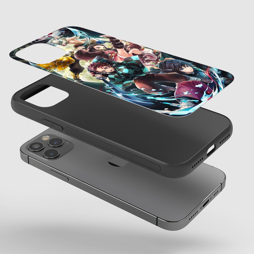 Demon Slayer Squad Silicone Armored Phone Case