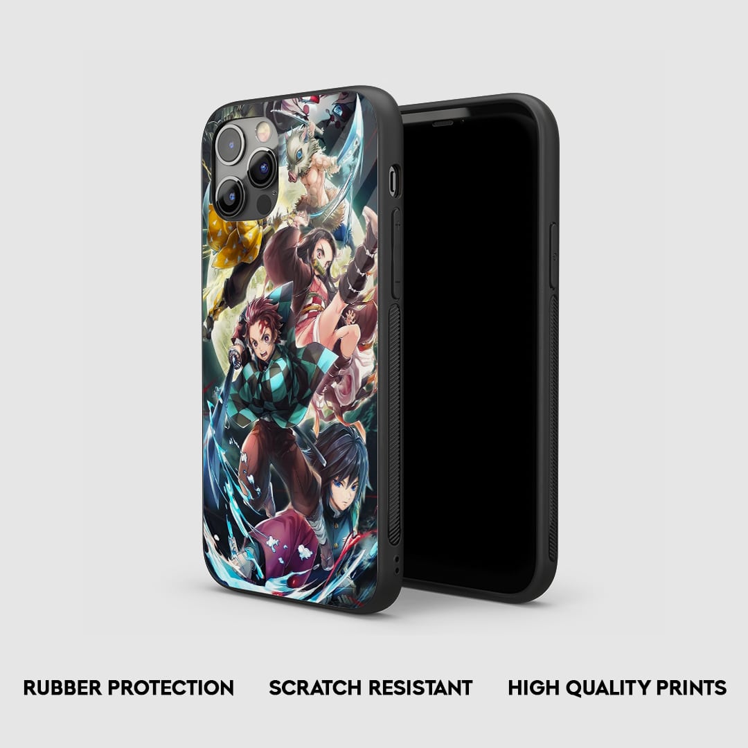 Demon Slayer Squad Silicone Armored Phone Case