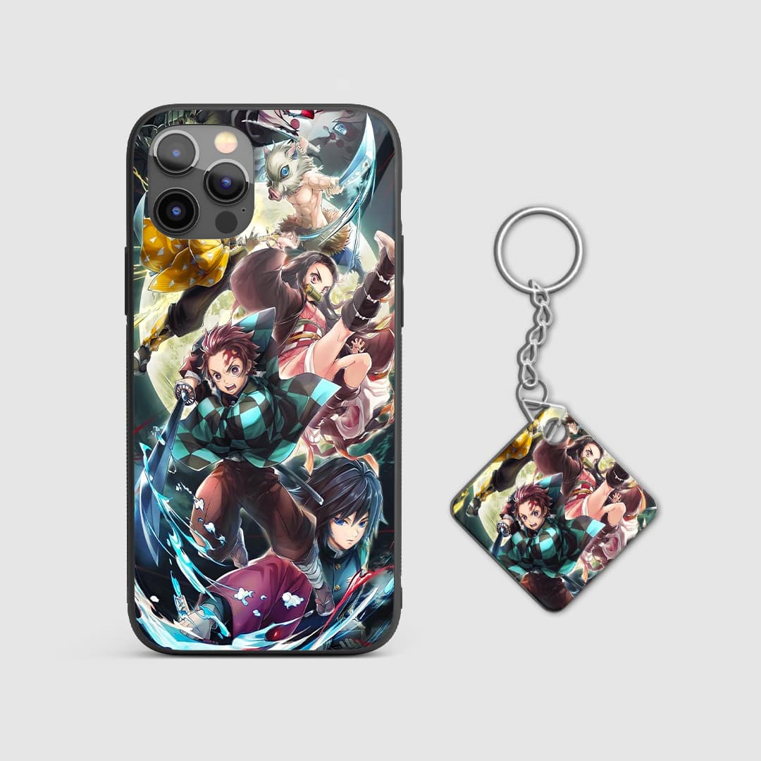 Demon Slayer Squad Silicone Armored Phone Case