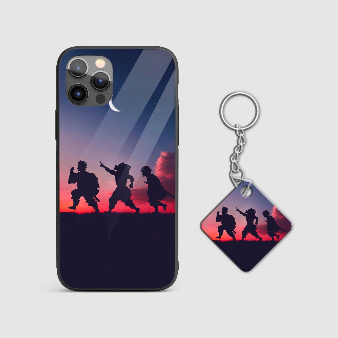 Demon Trio Aesthetic Silicone Armored Phone Case