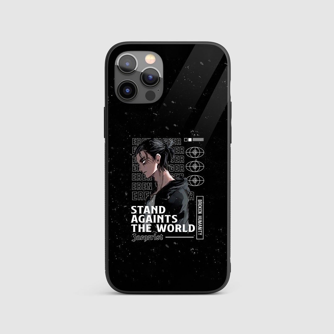 Eren Broken Humanity Silicone Armored Phone Case