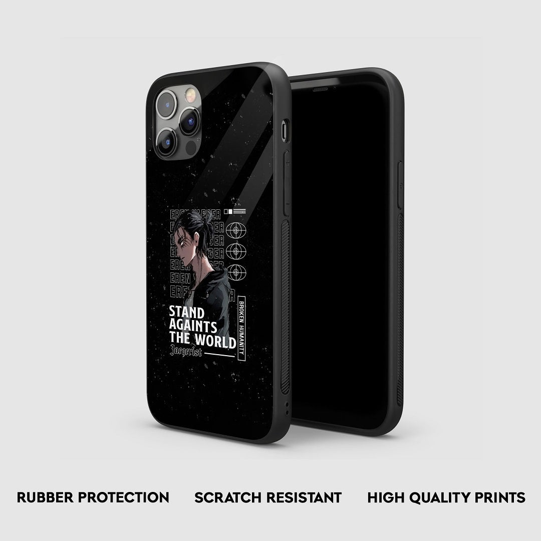 Eren Broken Humanity Silicone Armored Phone Case