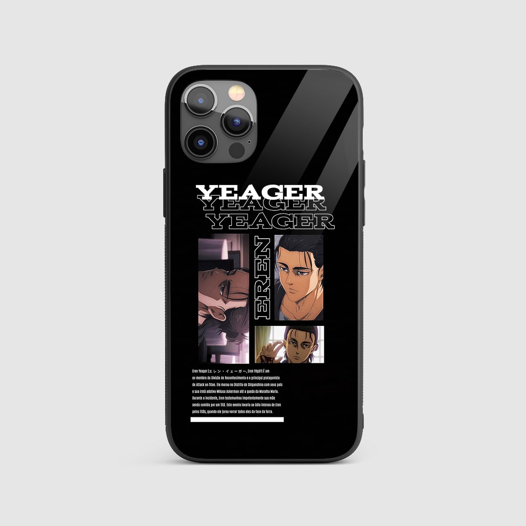 Eren Yeager Graphic Silicone Armored Phone Case