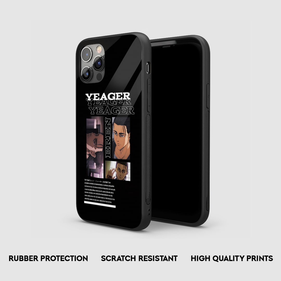 Eren Yeager Graphic Silicone Armored Phone Case