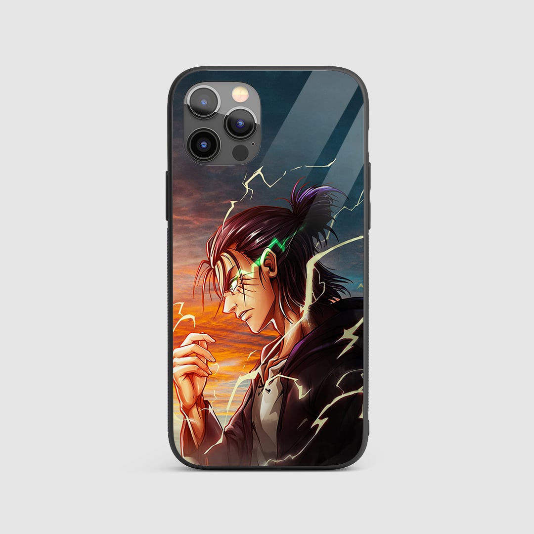 Eren Yeager Lightning Silicone Armored Phone Case