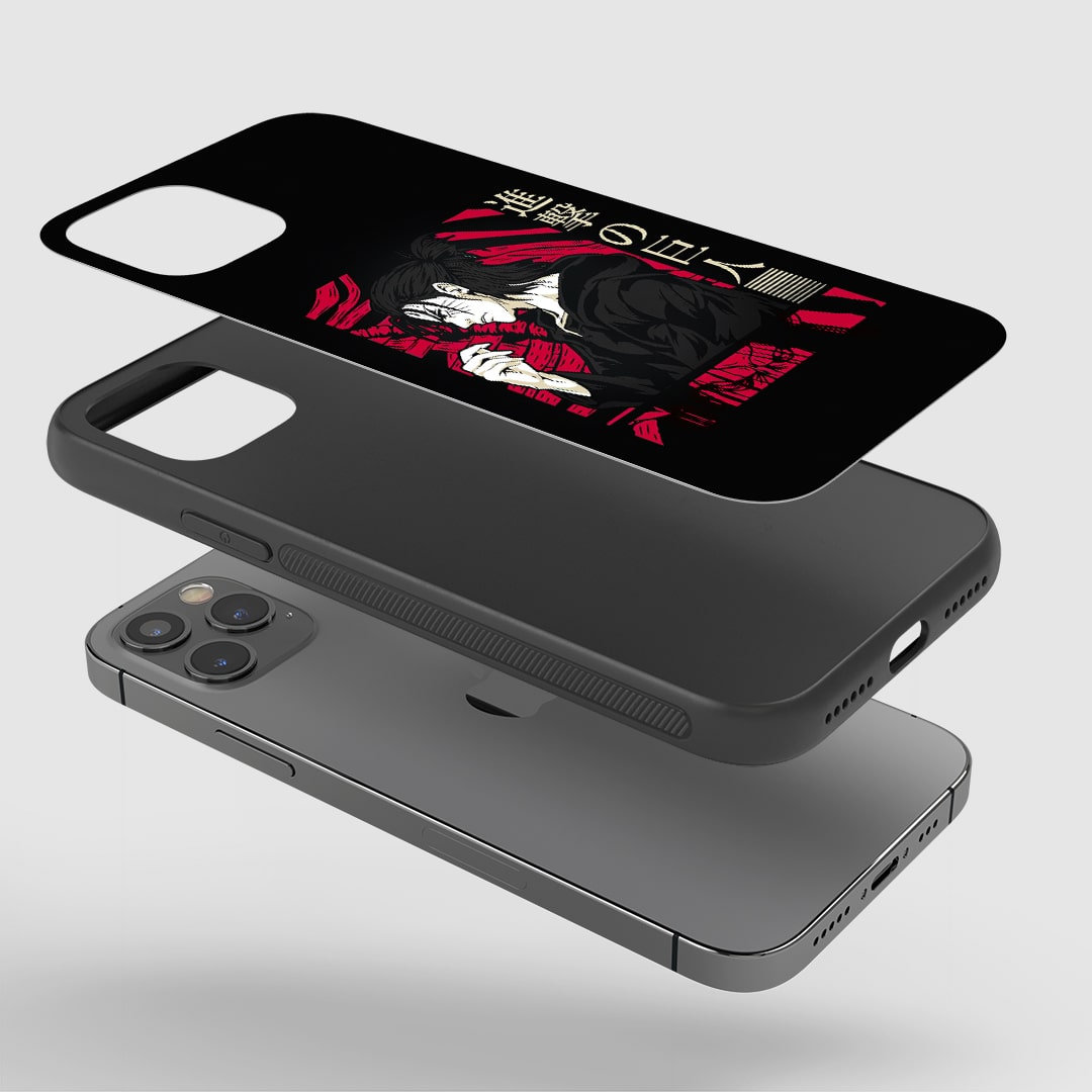 Eren Red & Black Silicone Armored Phone Case