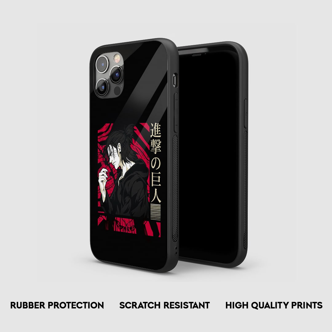 Eren Red & Black Silicone Armored Phone Case