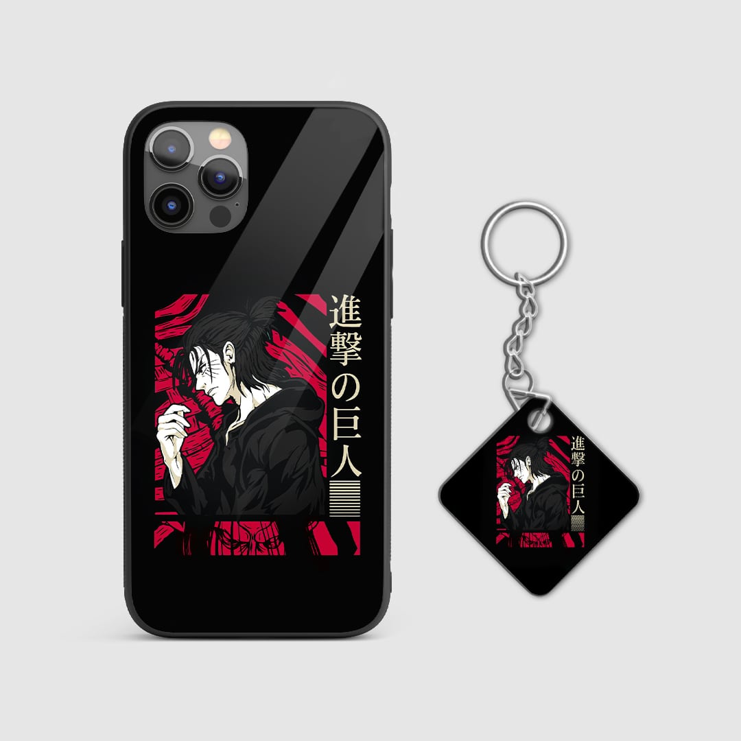 Eren Red & Black Silicone Armored Phone Case