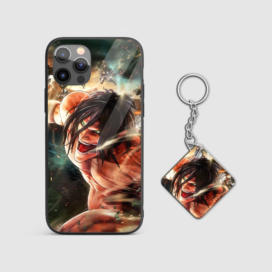 Eren Yeager Action Silicone Armored Phone Case