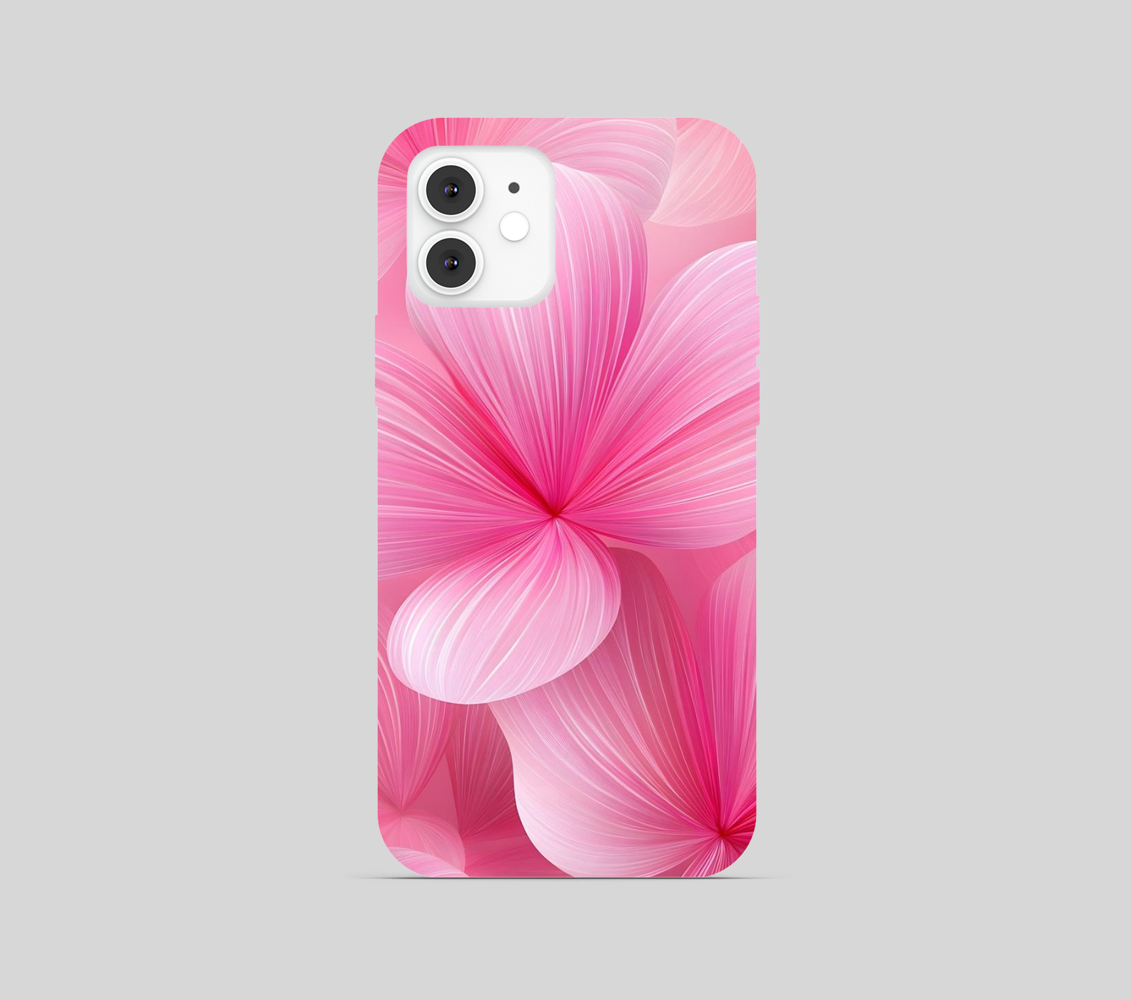 Pink Flower Theme Phone Cover