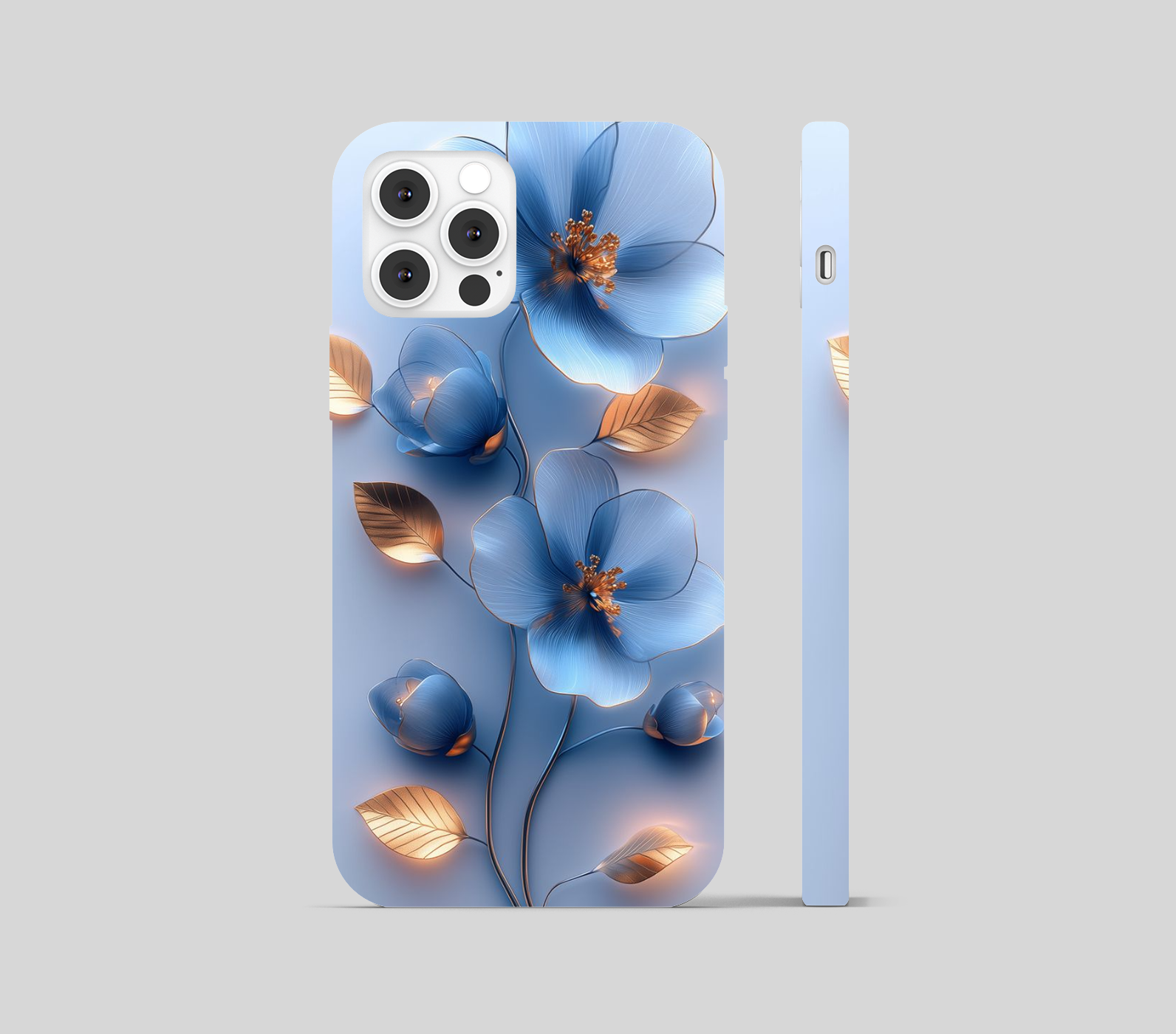 Rare Beauty of Blue Flower Phone Cover