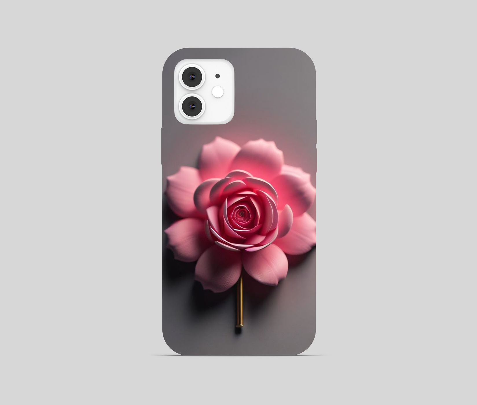 Damask Rose Flower Phone Cover