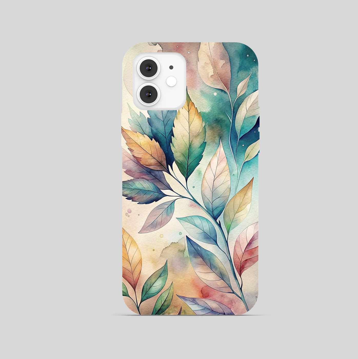 Multi Color Leaf Theme Phone Cover