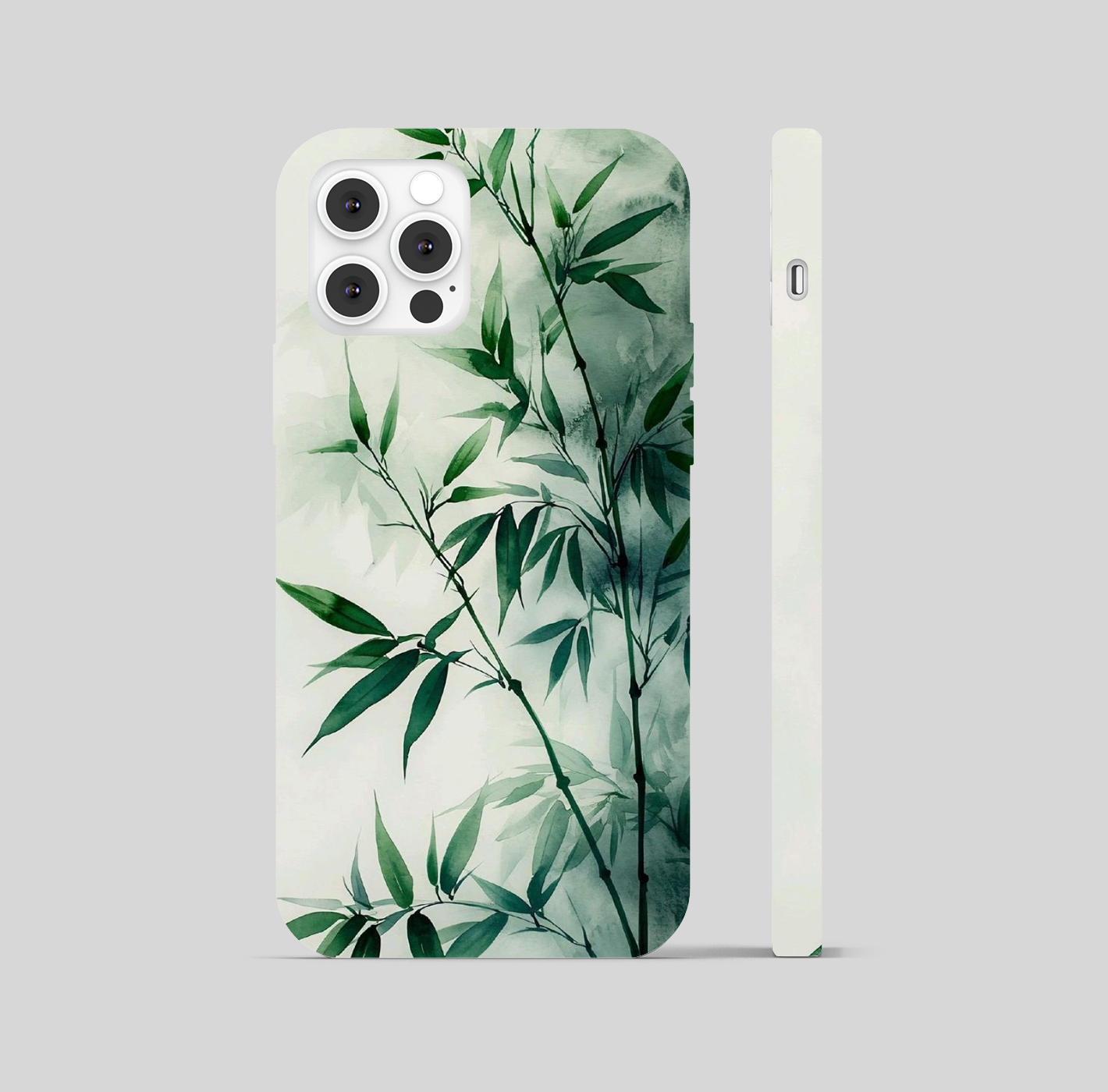 Multi Color Green Leaf Theme Phone Cover
