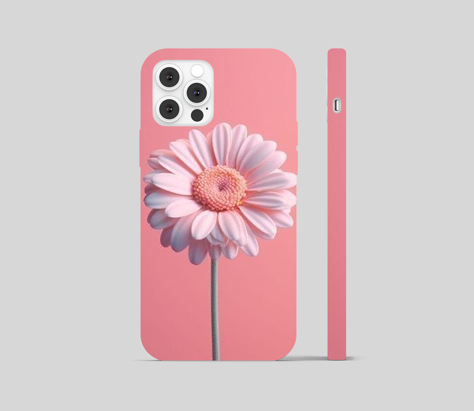 Pink Gerbera Flower Phone Cover