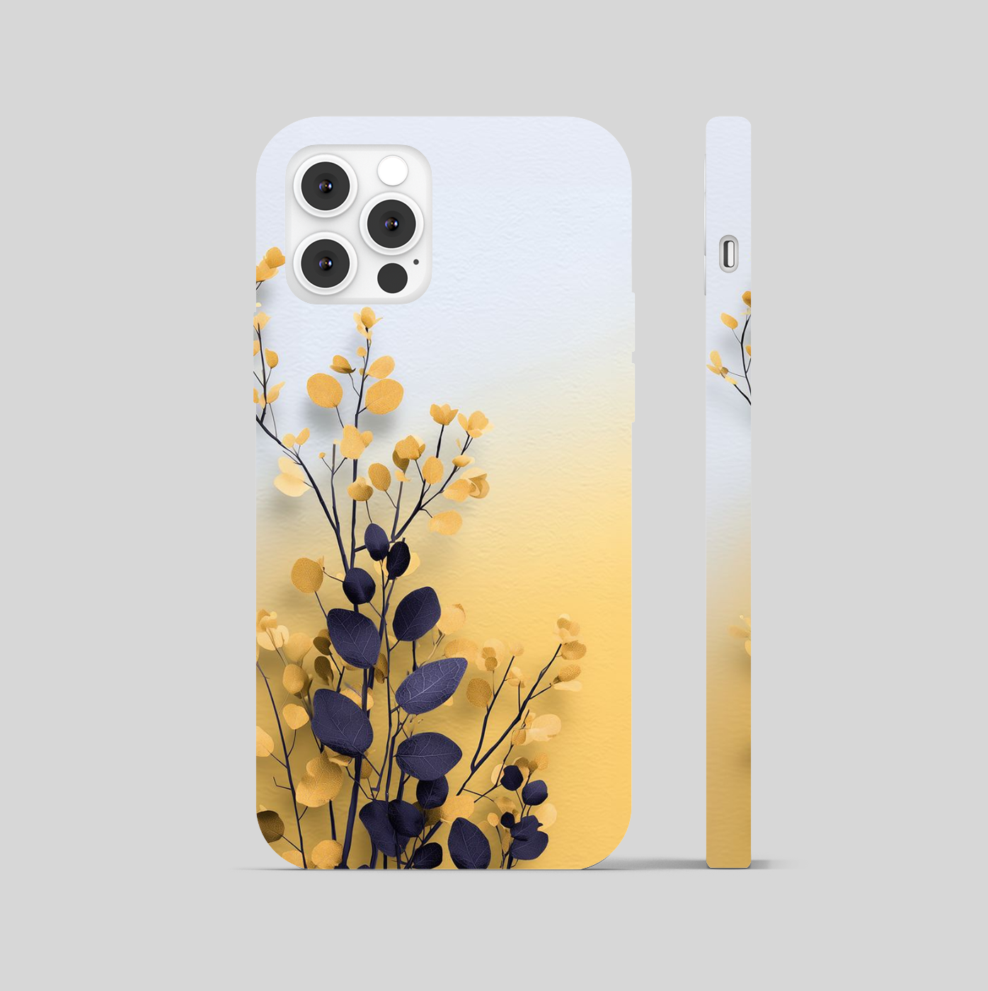 Multi Color Leaf Theme Phone Cover