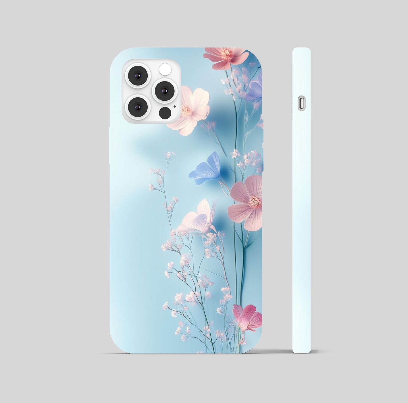 Multi Color Flower Theme Phone Cover