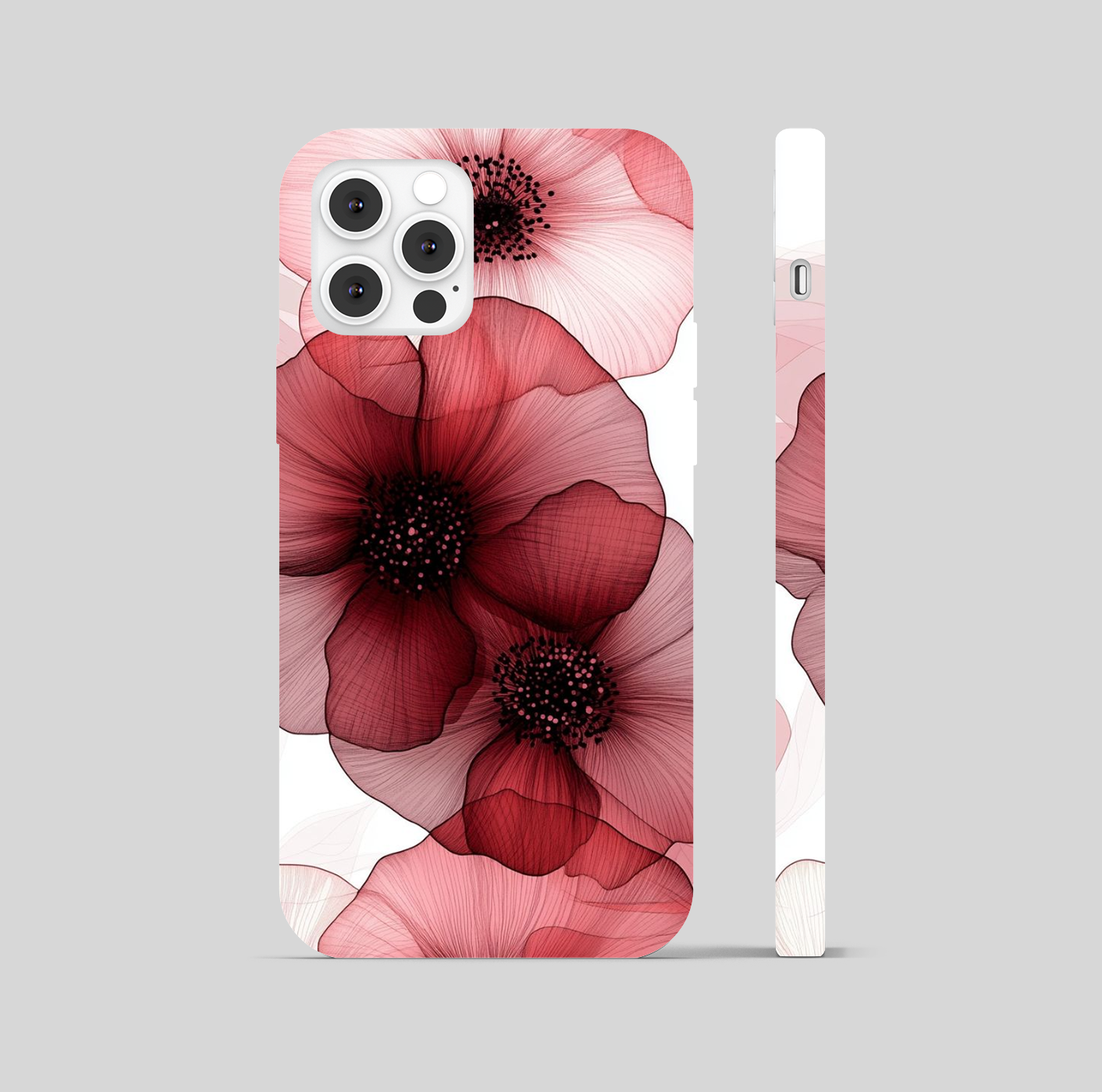 Multi Color Flower Theme Phone Cover