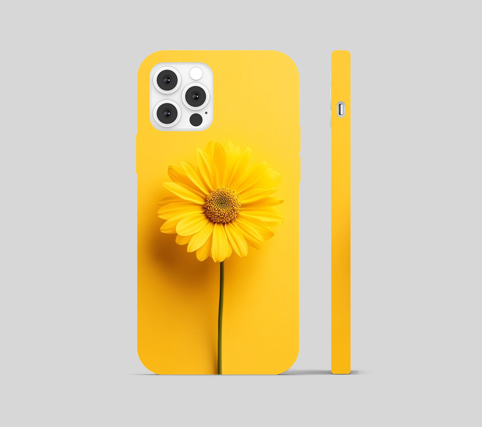 Yellow Gerbera Daisy Flower Phone Cover