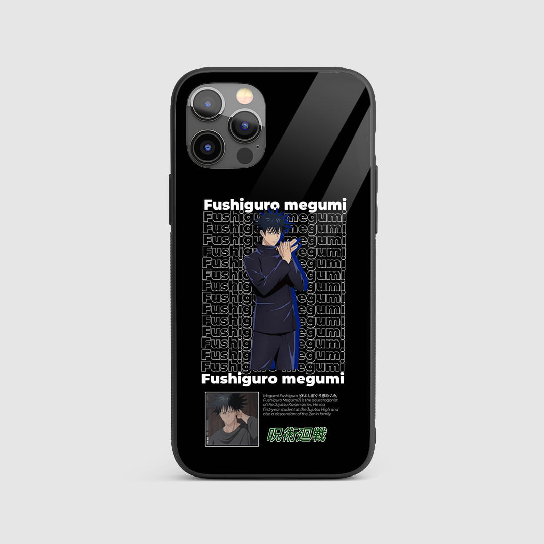 Fushiguro Pattern Silicone Armored Phone Case