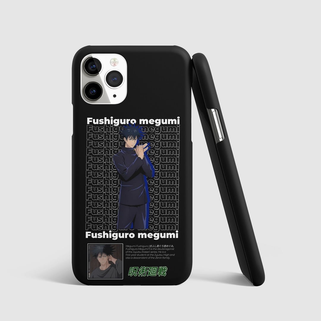 Fushiguro Megumi Name Pattern Phone Cover