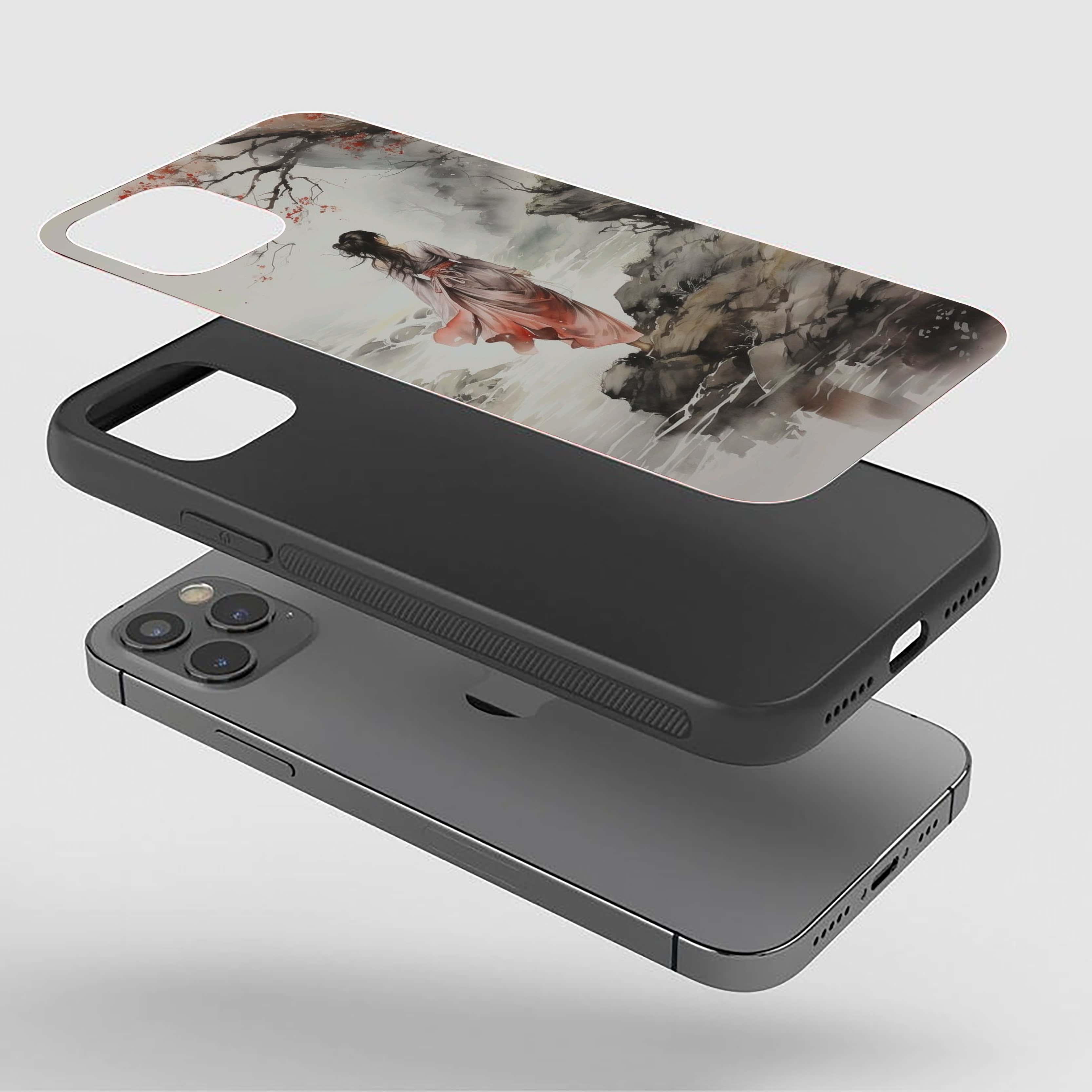 Waterfall Girls Silicone Armored Phone Case