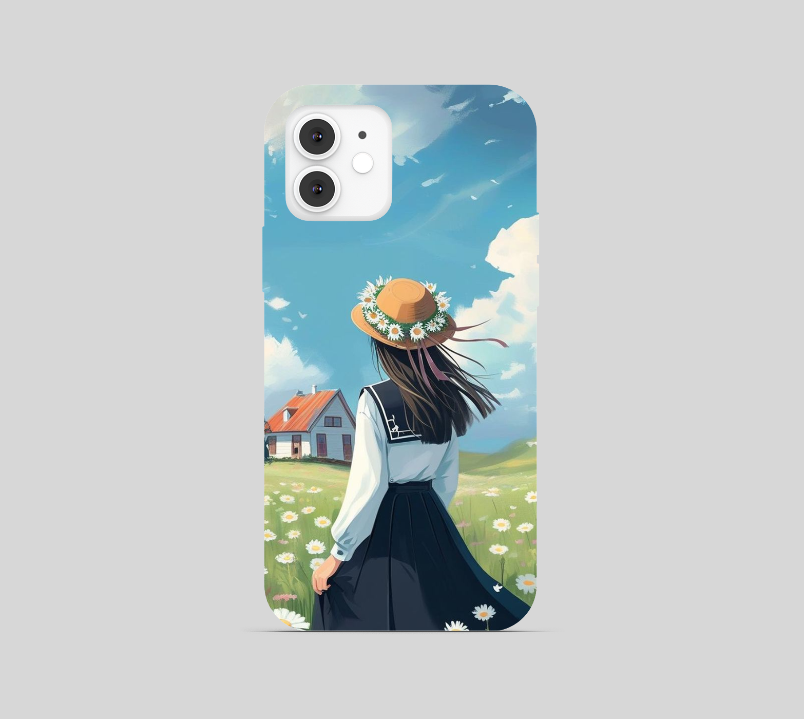 Girl Ghibli Theme Phone Cover