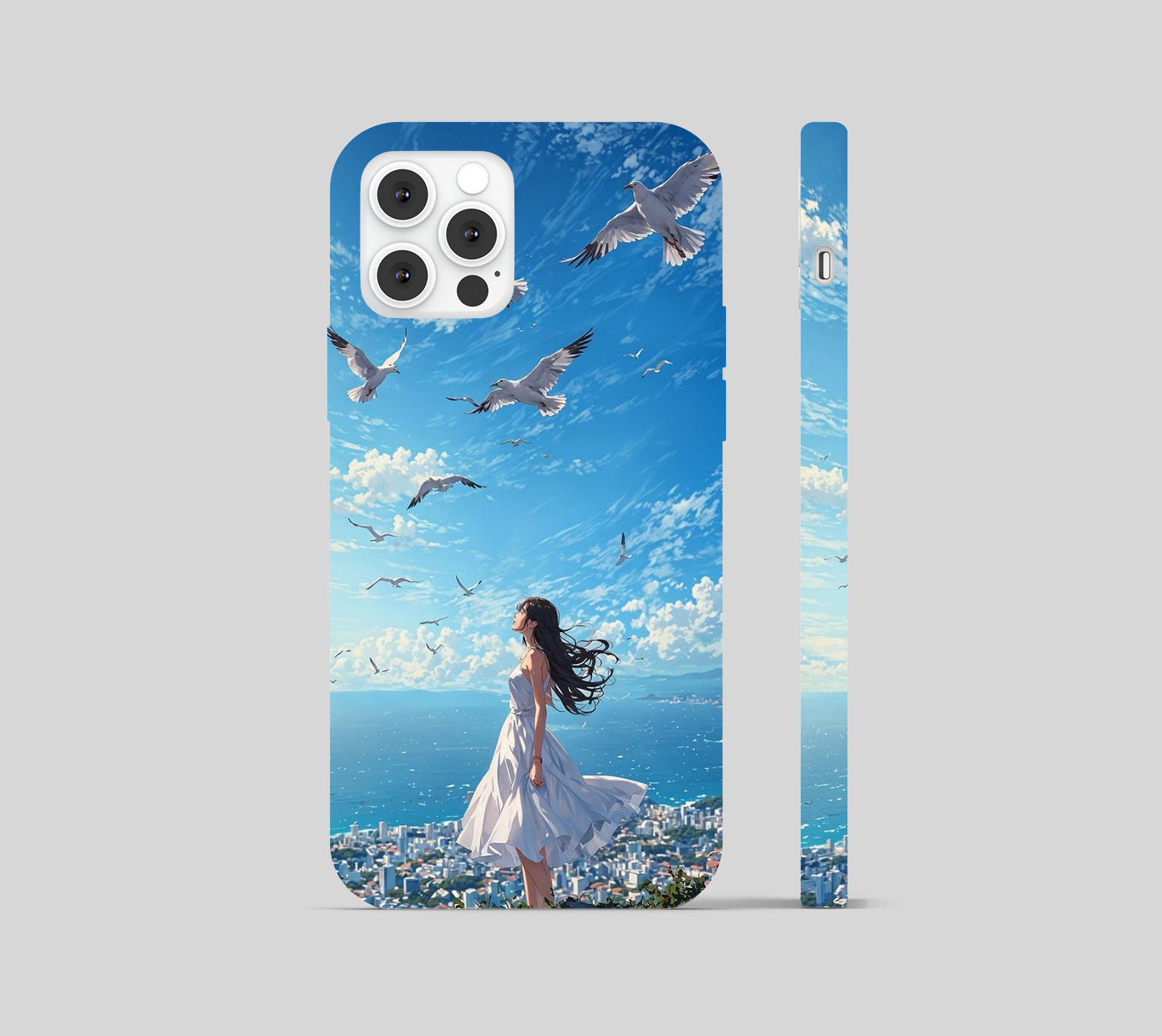 Girl Ghibli Theme Phone Cover