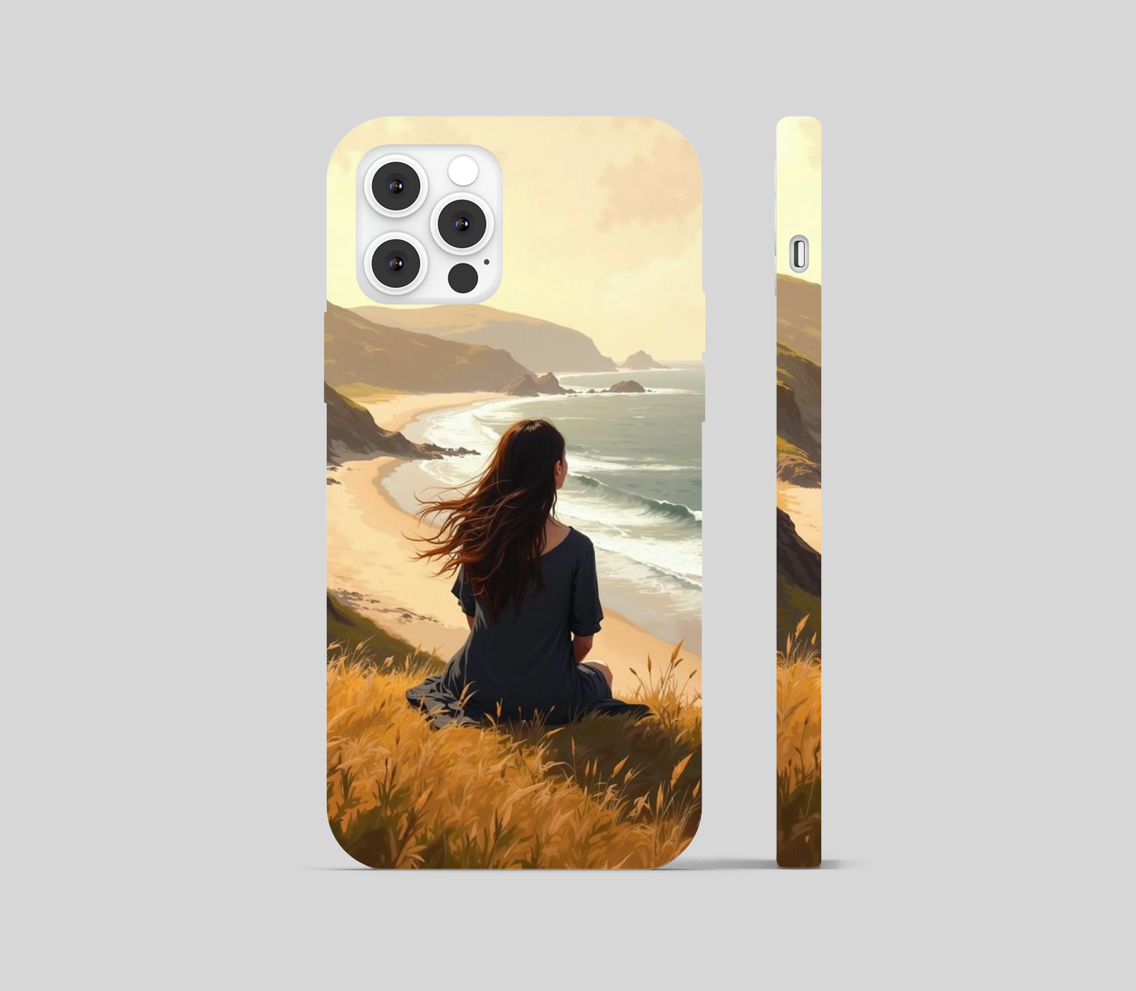 Girl Ghibli Theme Phone Cover