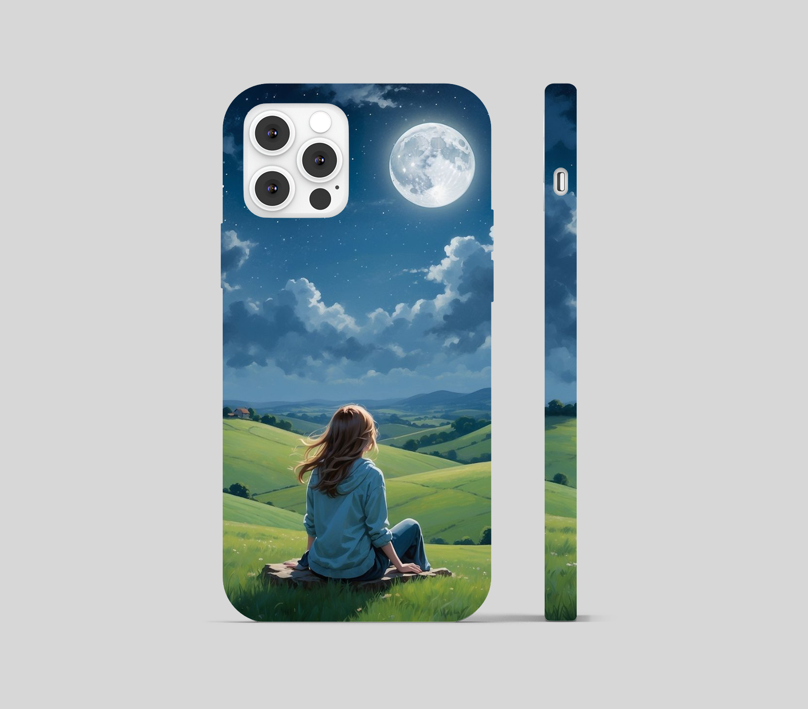 Girl Ghibli Theme Phone Cover