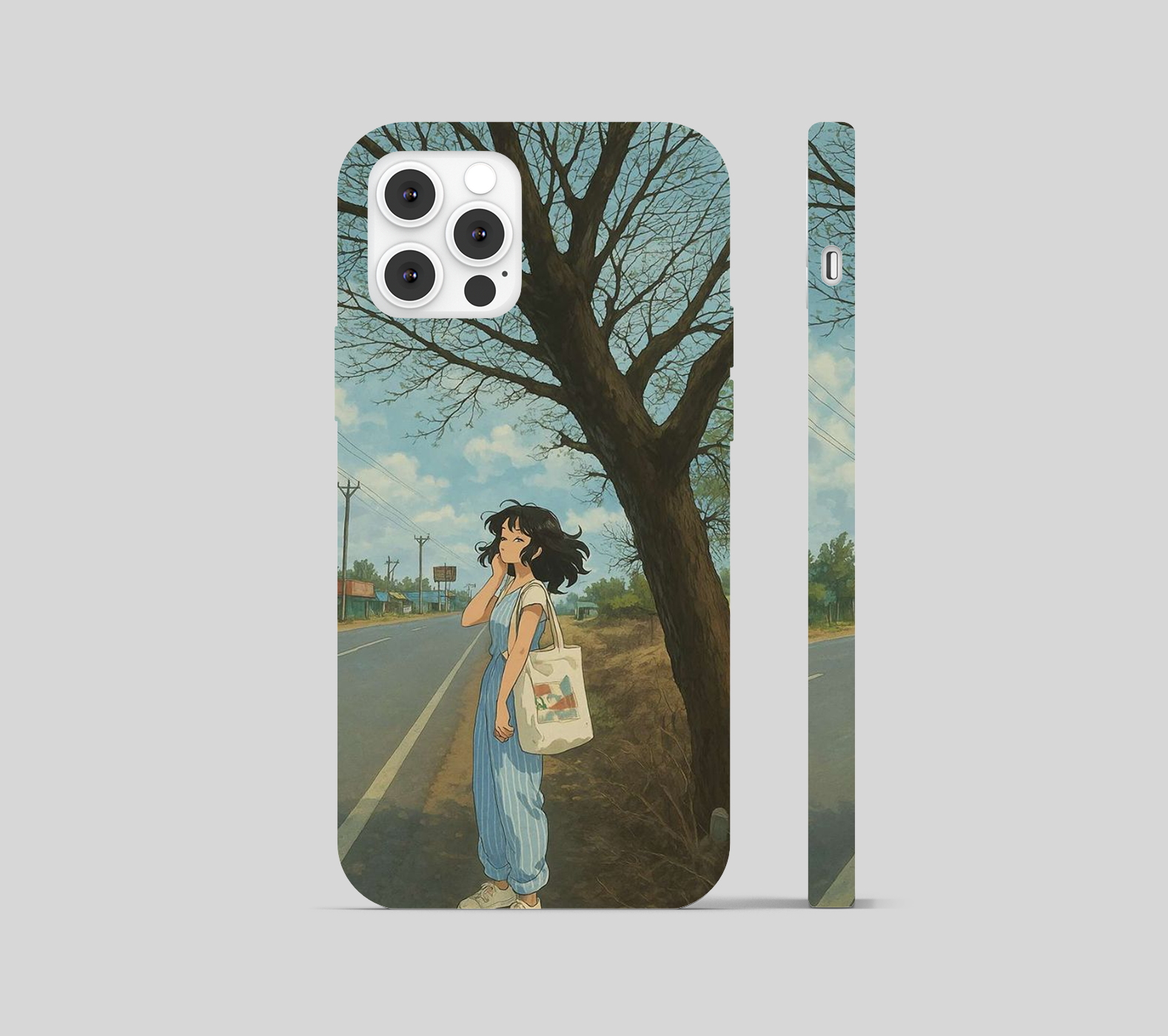 Girl Ghibli Theme Phone Cover