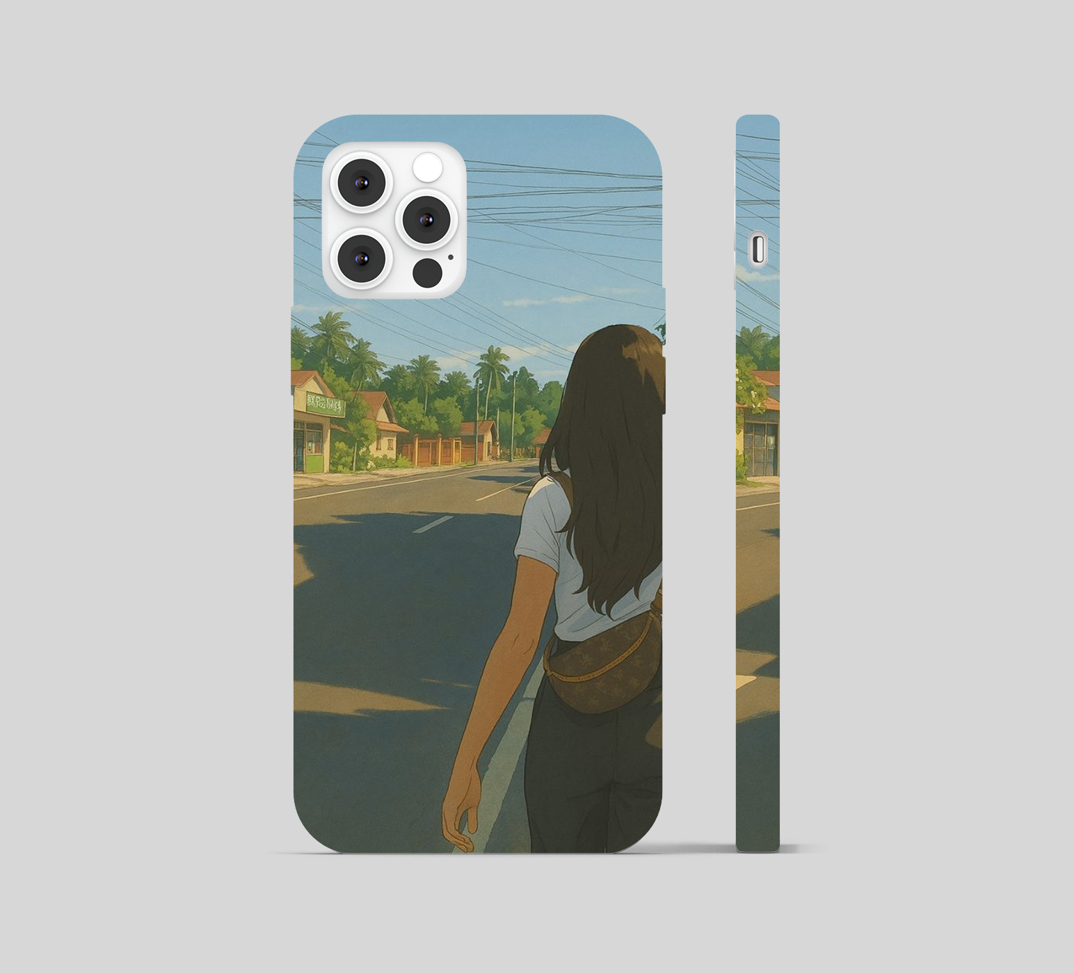 Girl Ghibli Theme Phone Cover