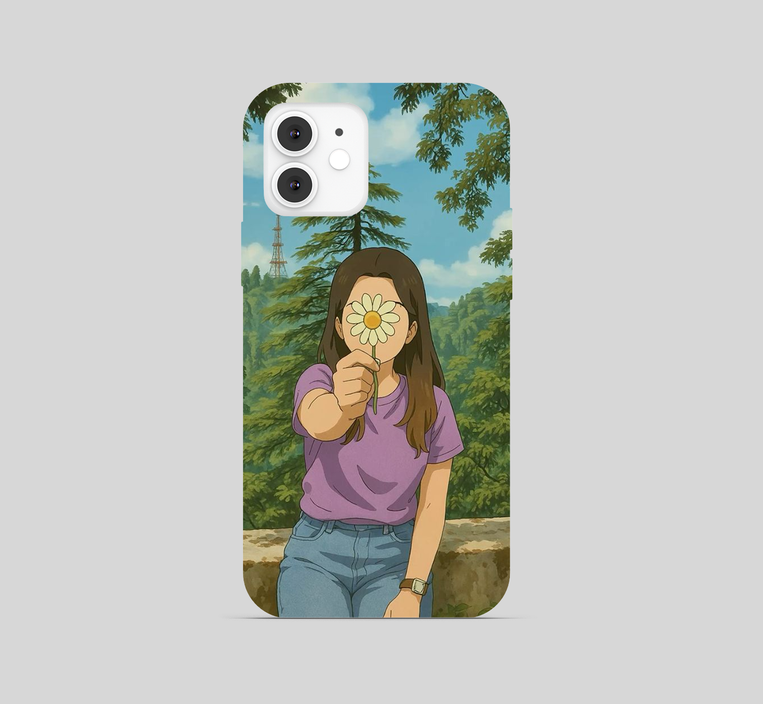 Girl Ghibli Theme Phone Cover