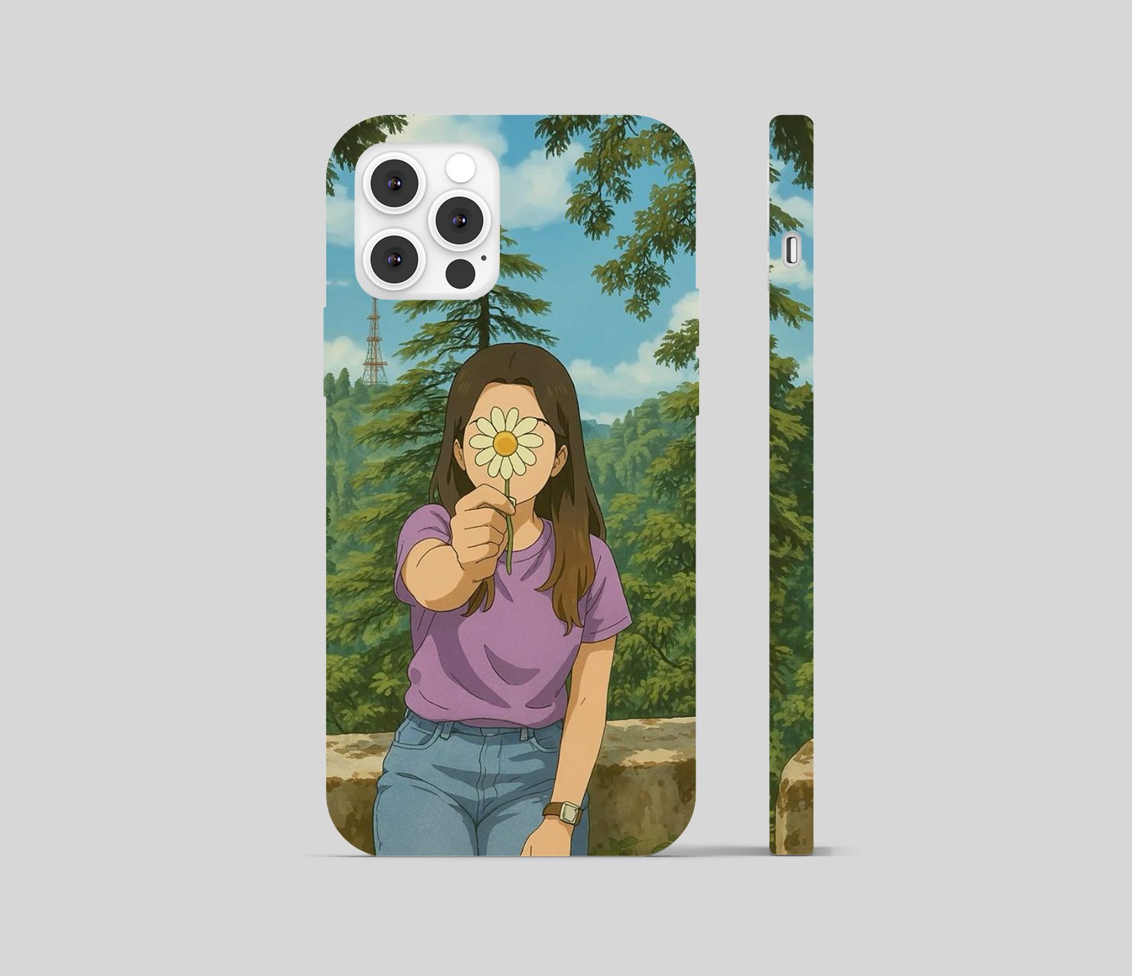 Girl Ghibli Theme Phone Cover