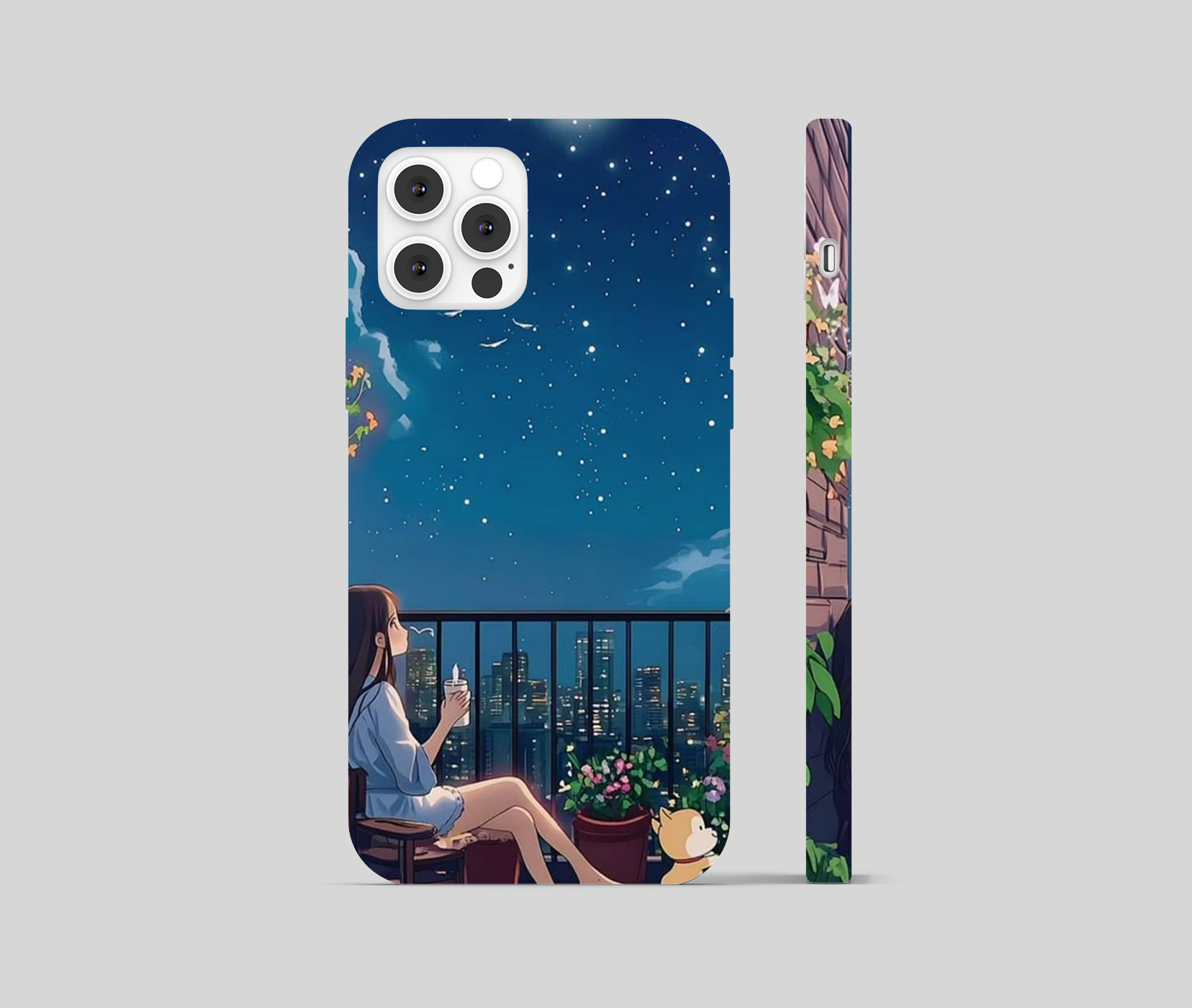 Girl Ghibli Theme Phone Cover