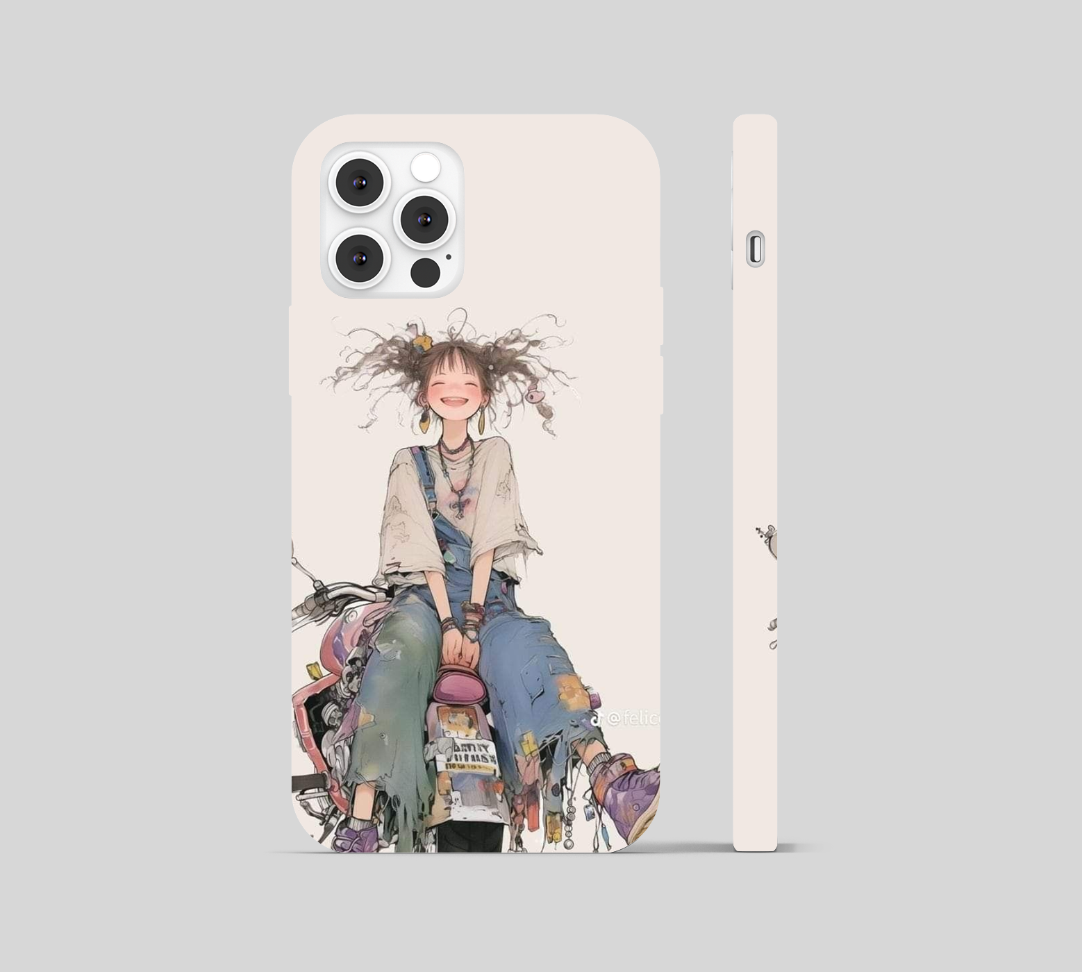 Girl Ghibli Theme Phone Cover