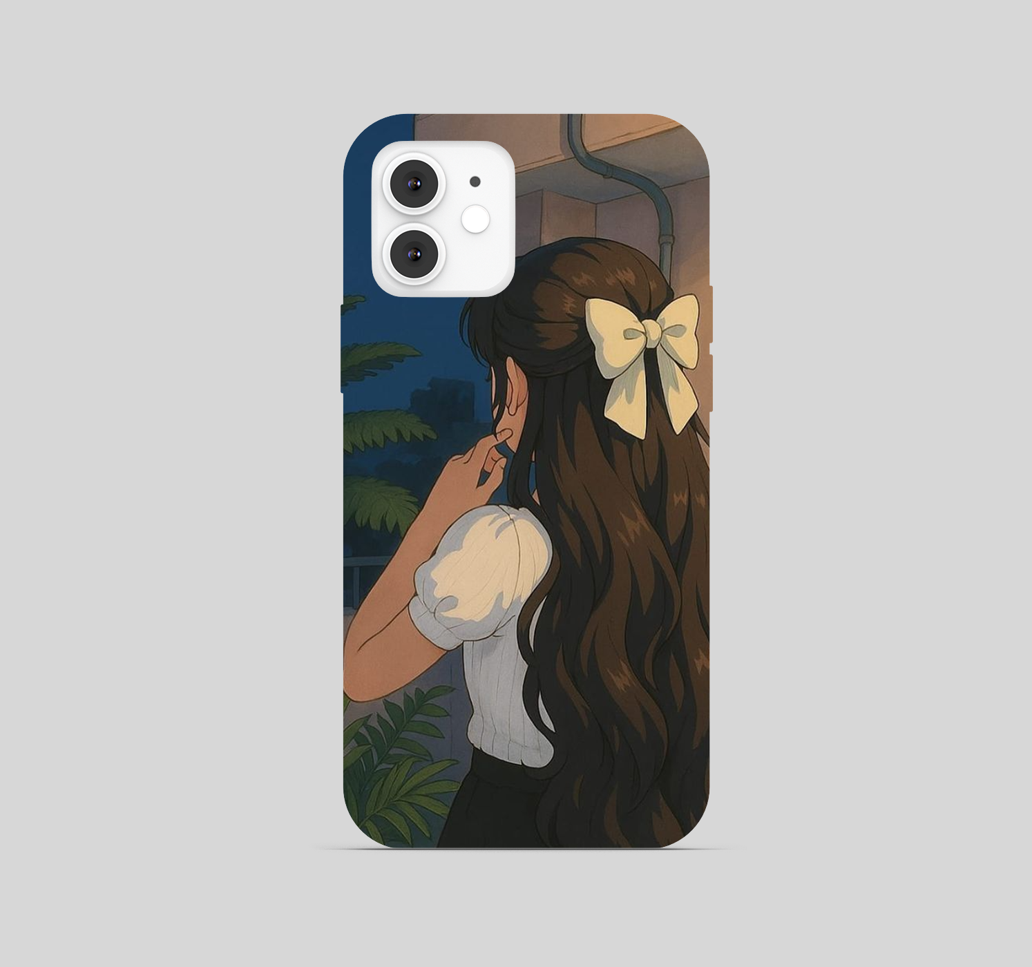Girl with a Bow Phone Cover