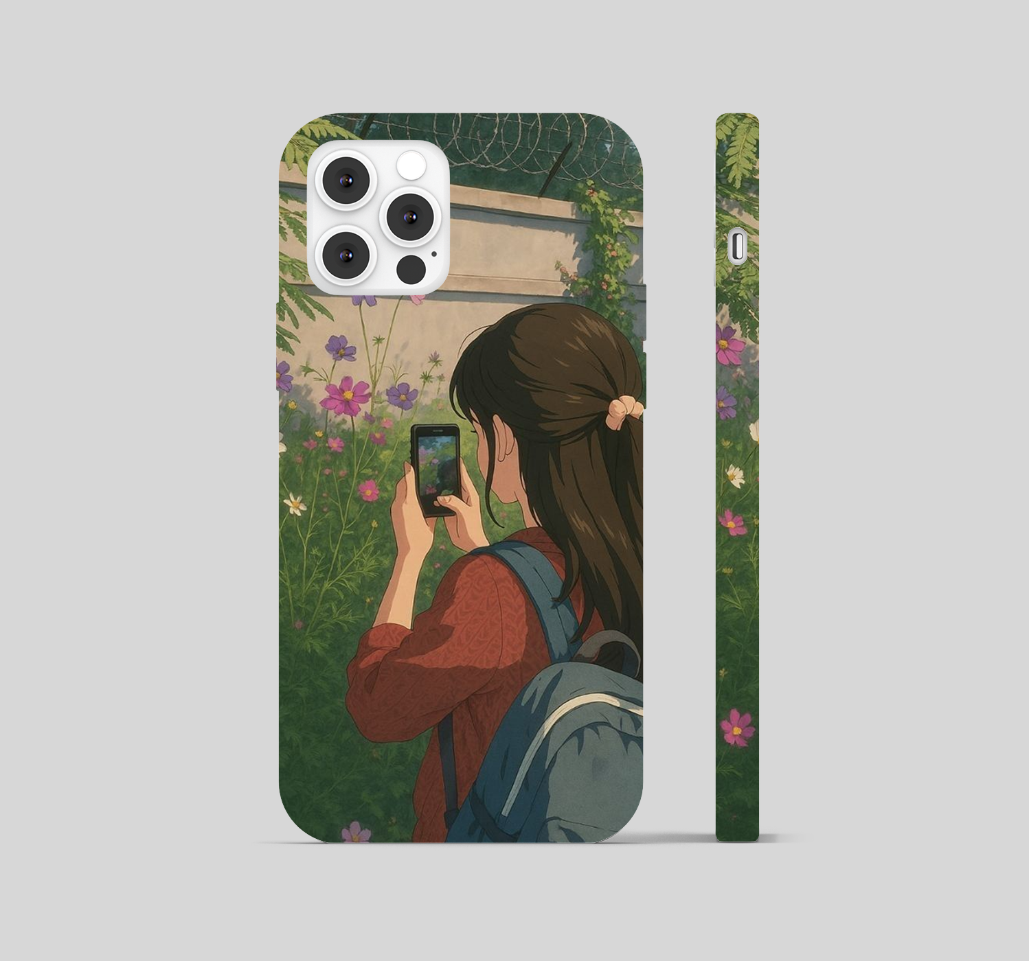 Girl Ghibli Theme Phone Cover