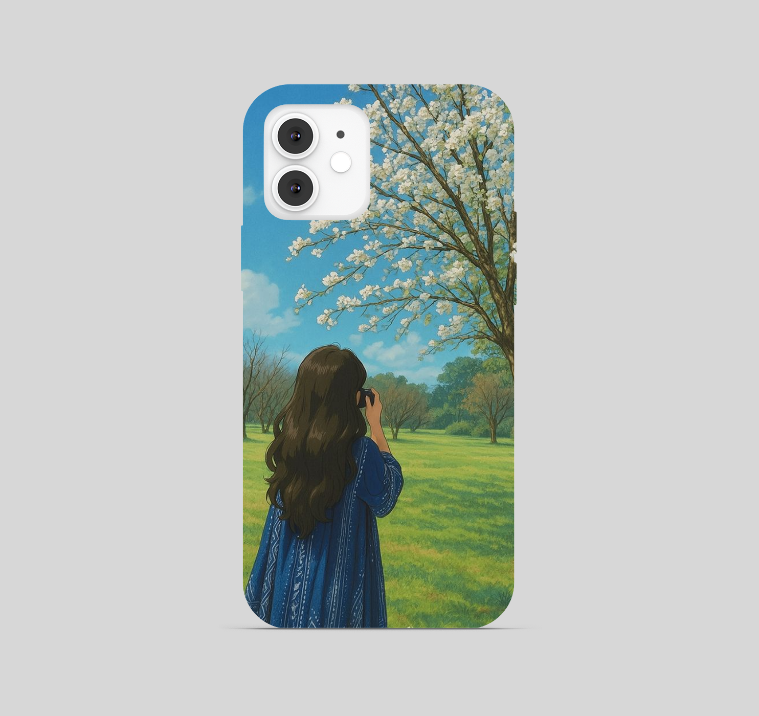 Girl Ghibli Theme Phone Cover
