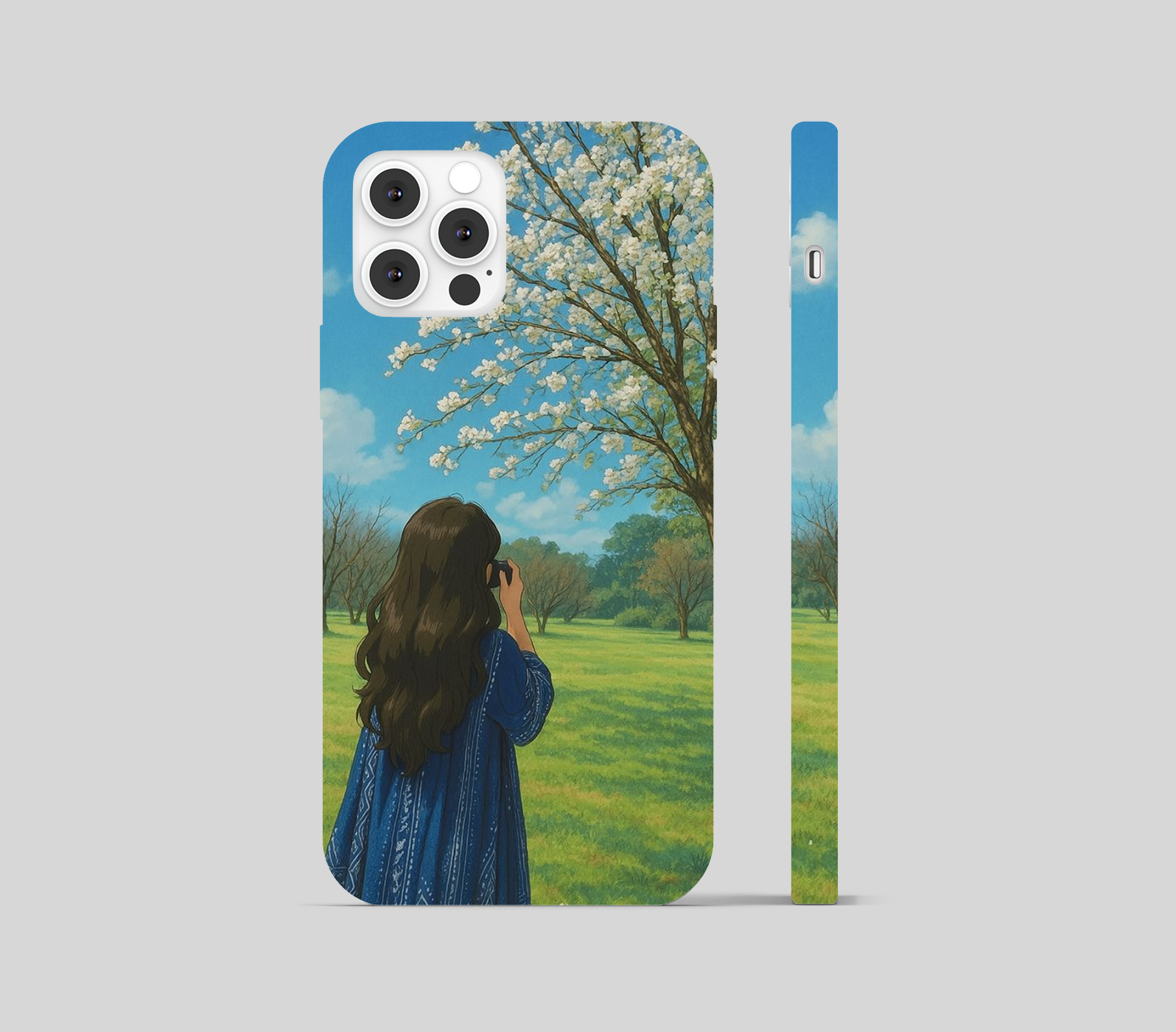 Girl Ghibli Theme Phone Cover