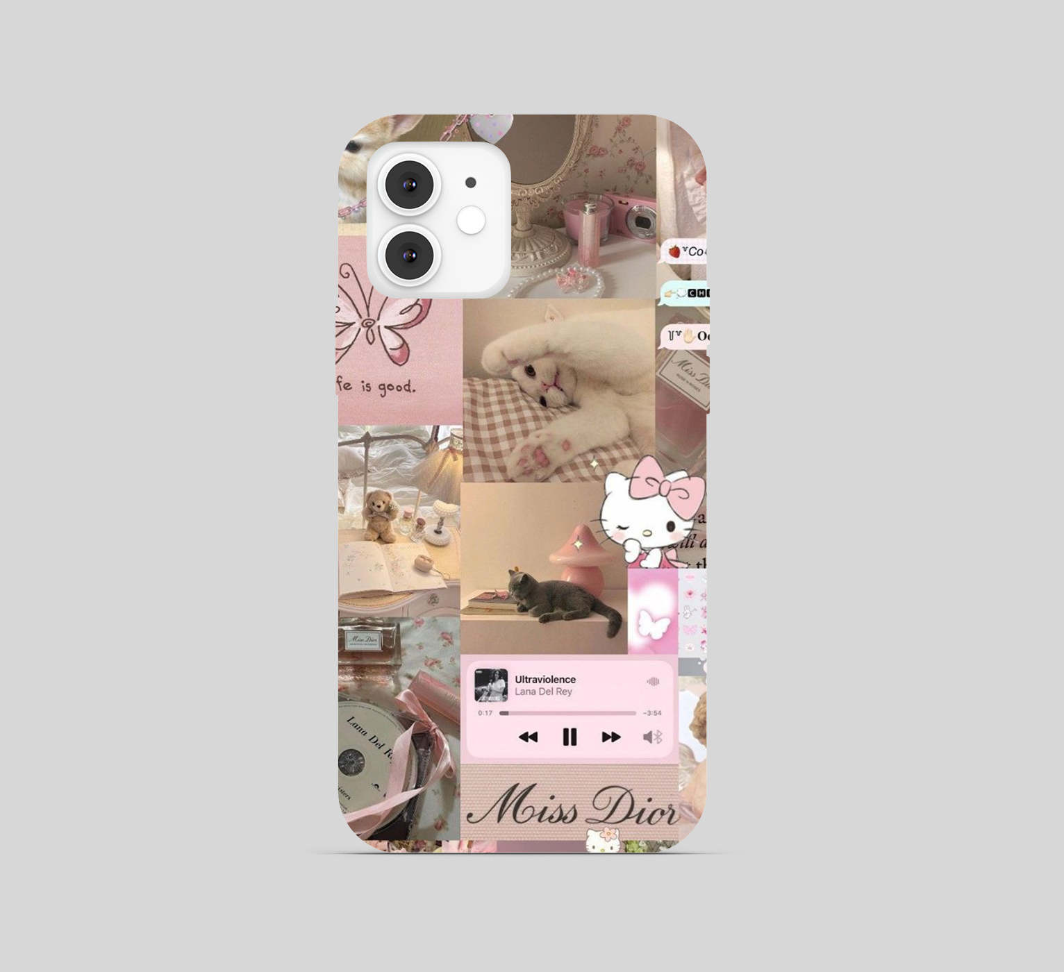 Cute Teddy Collage Theme Phone Cover