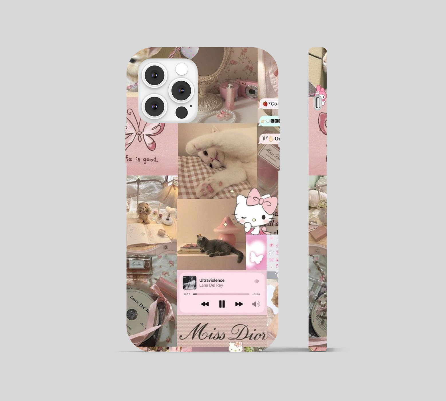 Cute Teddy Collage Theme Phone Cover