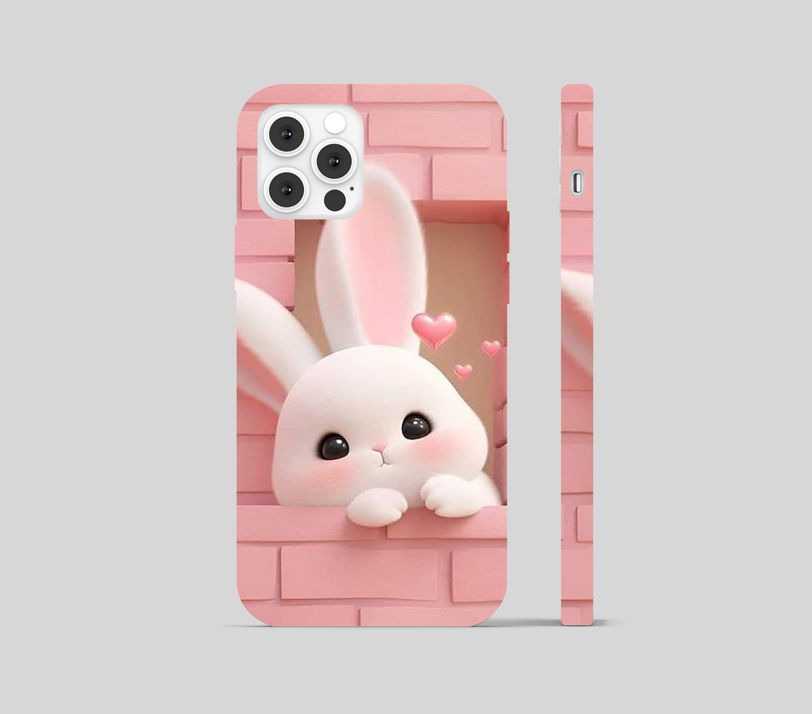 Cute Rabbit Theme Phone Cover